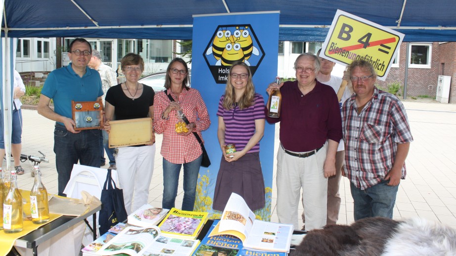 Der Holsteiner Imker e.V. präsentiert seinen Stand